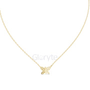 Butterfly Diamond Pendant Necklace (0.24 CT)