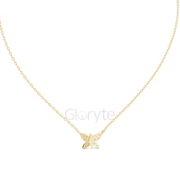 Butterfly Diamond Pendant Necklace (0.24 CT)