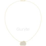 Cloud Diamond Pendant Necklace