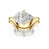 Pear Diamond Bridal Set