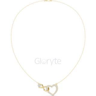 Heart Diamond Pendant Necklace