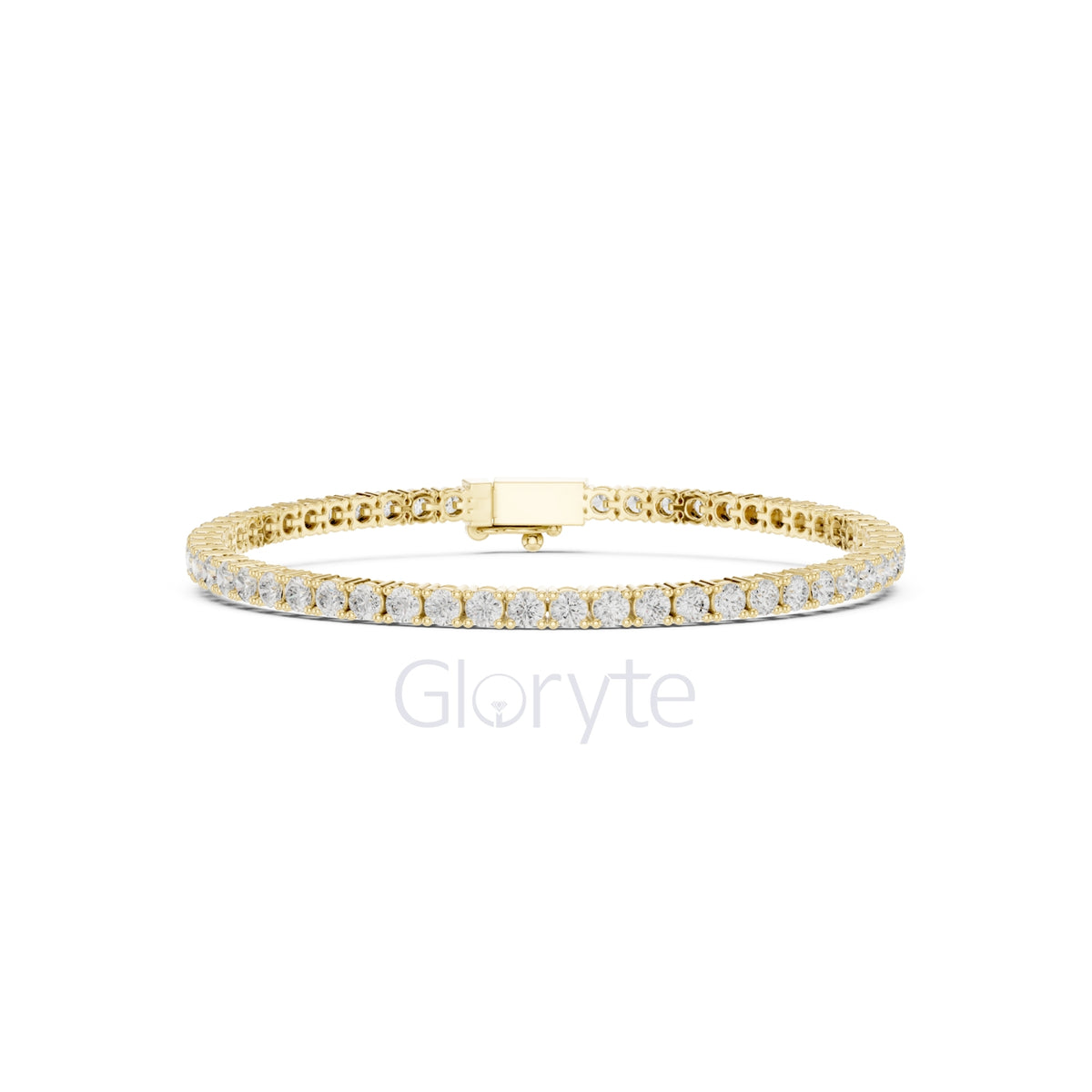 Classic Round Diamond Tennis Bracelet (2.50mm)