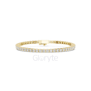 Classic Round Diamond Tennis Bracelet (2.50mm)