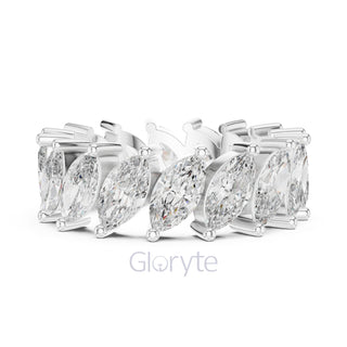 Marquise Cut Diamond Eternity Band