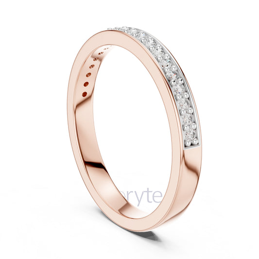 Double Row Diamond Band Ring