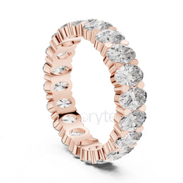 Oval Cut Diamond Eternity Band