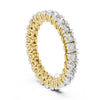 Round Cut Diamond Eternity Band – Classic Full Circle Ring in 925 Silver, 10K & 14K Gold