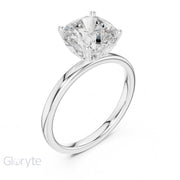 Solitaire Tulip Diamond Ring | 2 Carat Engagement Rings
