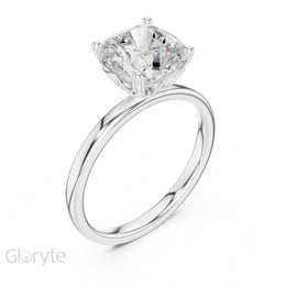 Solitaire Tulip Diamond Ring | 2 Carat Engagement Rings