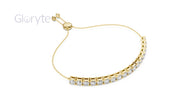 Round Cut Adjustable Diamond Bracelet | Timeless & Versatile