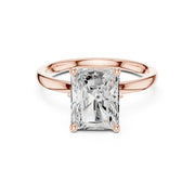 Solitaire Tulip Diamond Ring | 2 Carat Engagement Rings
