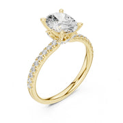 1.5ct Diamond Ring with Marquise & Round Accents