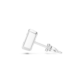 Elegant Bezel Diamond Stud Earrings