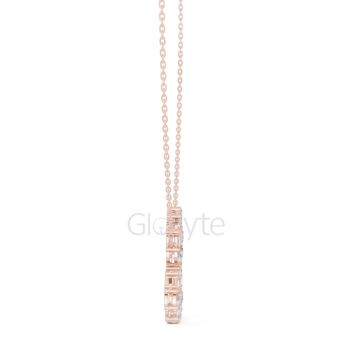 Heart Diamond Pendant Necklace
