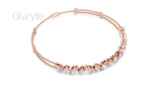 Mixed Cut Diamond Bracelet