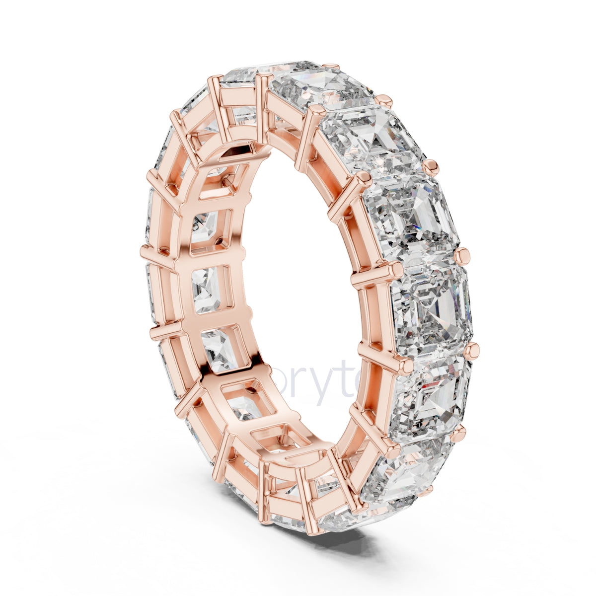 Asscher Cut Diamond Eternity Band
