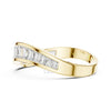 Elegant Channel Set Baguette Diamond Band Ring
