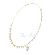 Eternal Grace Pear Diamond Necklace