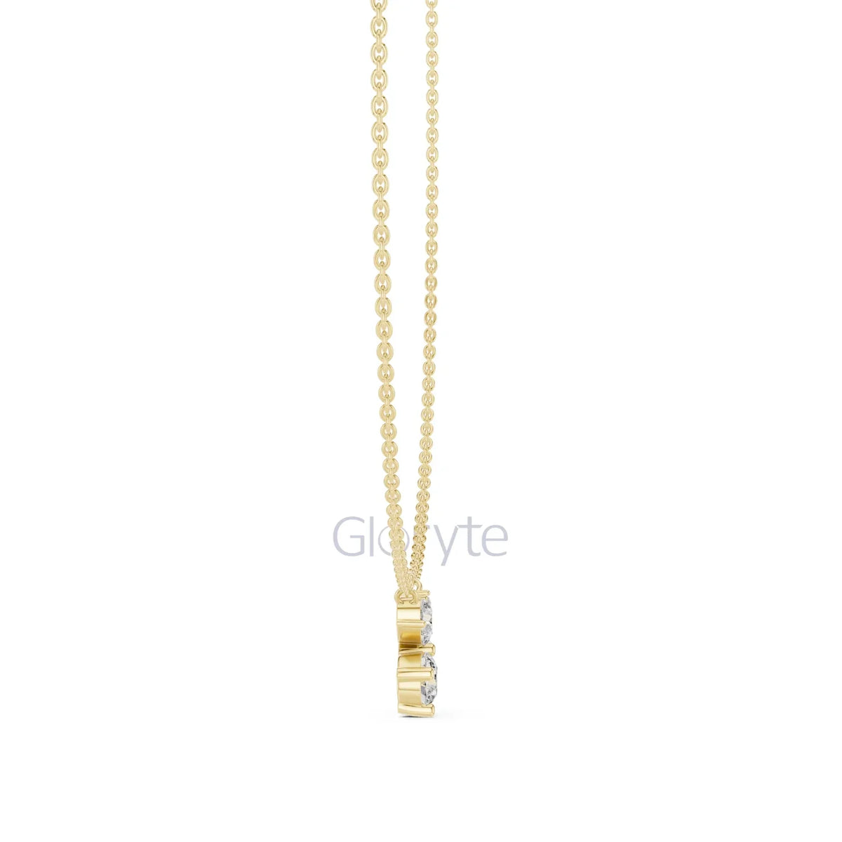 Diamond Floral Pendant Necklace