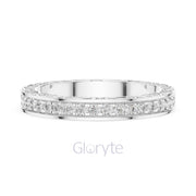 Vintage Inspired Diamond Eternity Band with Micro Prong Setting