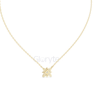 Bloom Diamond Cluster Pendant Necklace