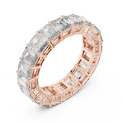 Emerald Cut Diamond Eternity Ring – Classic Full Circle Ring