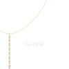 Diamond Vertical Bar Pendant Necklace