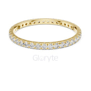 Classic Round Diamond Eternity Band