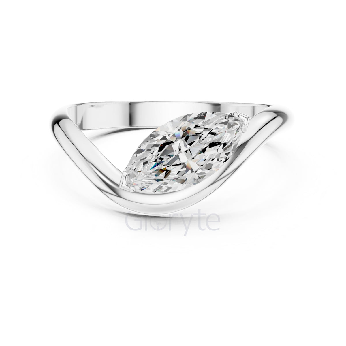 Marquise Diamond Wrap Ring