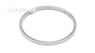 Oval Cut Diamond Tennis Bracelet
