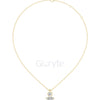 Two-Stone Diamond Pendant Necklace