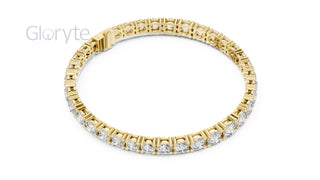 Round Brilliant Diamond Tennis Bracelet