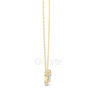 Toi et Moi Diamond Pendant Necklace
