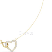 Heart Diamond Pendant Necklace