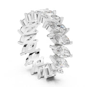 Marquise Cut Diamond Eternity Band.