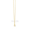Emerald Cut Solitaire Diamond Pendant Necklace