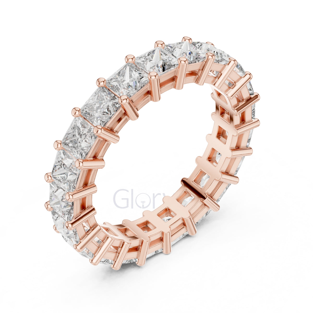 Princess Cut Diamond Eternity Band