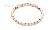 Emerald Cut Diamond Tennis Bracelet 0.30 Pointers