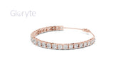 Classic Graduated Round Cut Diamond Bracelet 3.50mm To 5.00mm