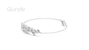 Cluster Round Cut Diamond Bracelet