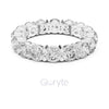 Round Cut Diamond Eternity Band – Full Circle Brilliance in 925 Silver, 10K & 14K Gold