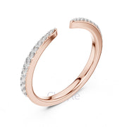 Open Pavé Diamond Band | Lab-Grown |