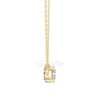 Cushion Cut Solitaire Pendant | 2.5 CT