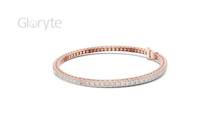 Princess Cut Diamond Tennis Bracelet