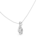 Diamond Solitaire Bezel Pendant Necklace (1.50ct) with Chain