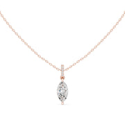 Diamond Solitaire Bezel Pendant Necklace (1.50ct) with Chain