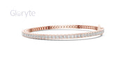 Princess Cut Diamond Tennis Bracelet