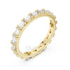 Baguette Diamond Eternity Band – Lab-Grown & Moissanite