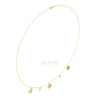 Diamond Charm Necklace – Pave Disc & Solitaire Pendant in Silver, 10K & 14K Gold