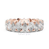 Pear Cut Diamond Eternity Band – Full Circle Lab-Grown Diamond / Moissanite